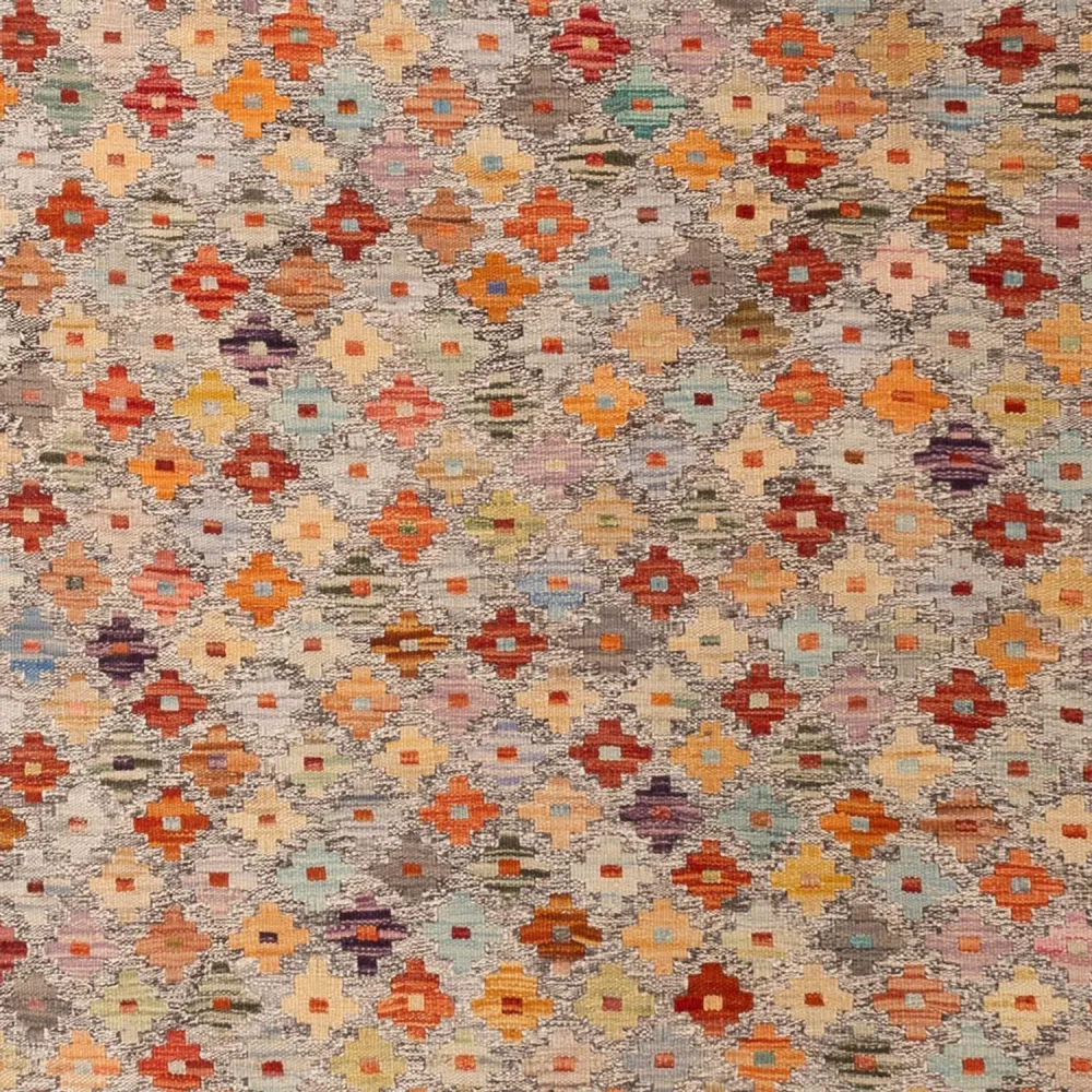 Kelimteppe - Splash - 307 x 208 cm - flerfarget