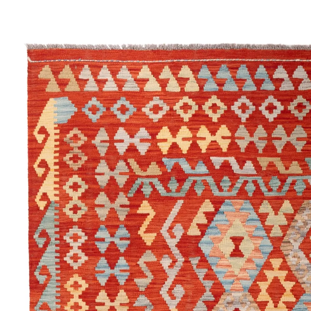 Kelimteppe - Splash - 309 x 197 cm - flerfarget
