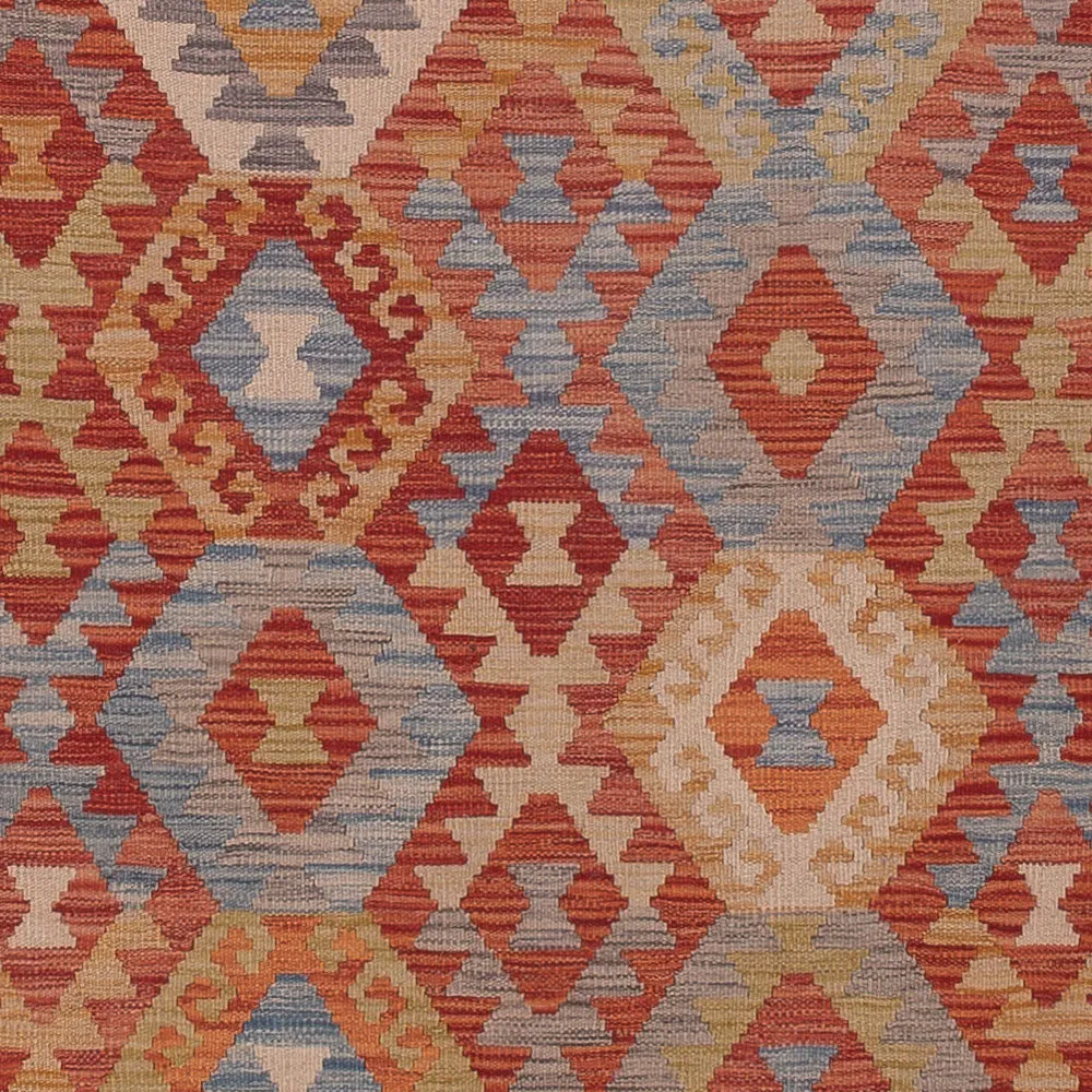 Kelimteppe - Splash - 349 x 258 cm - flerfarget