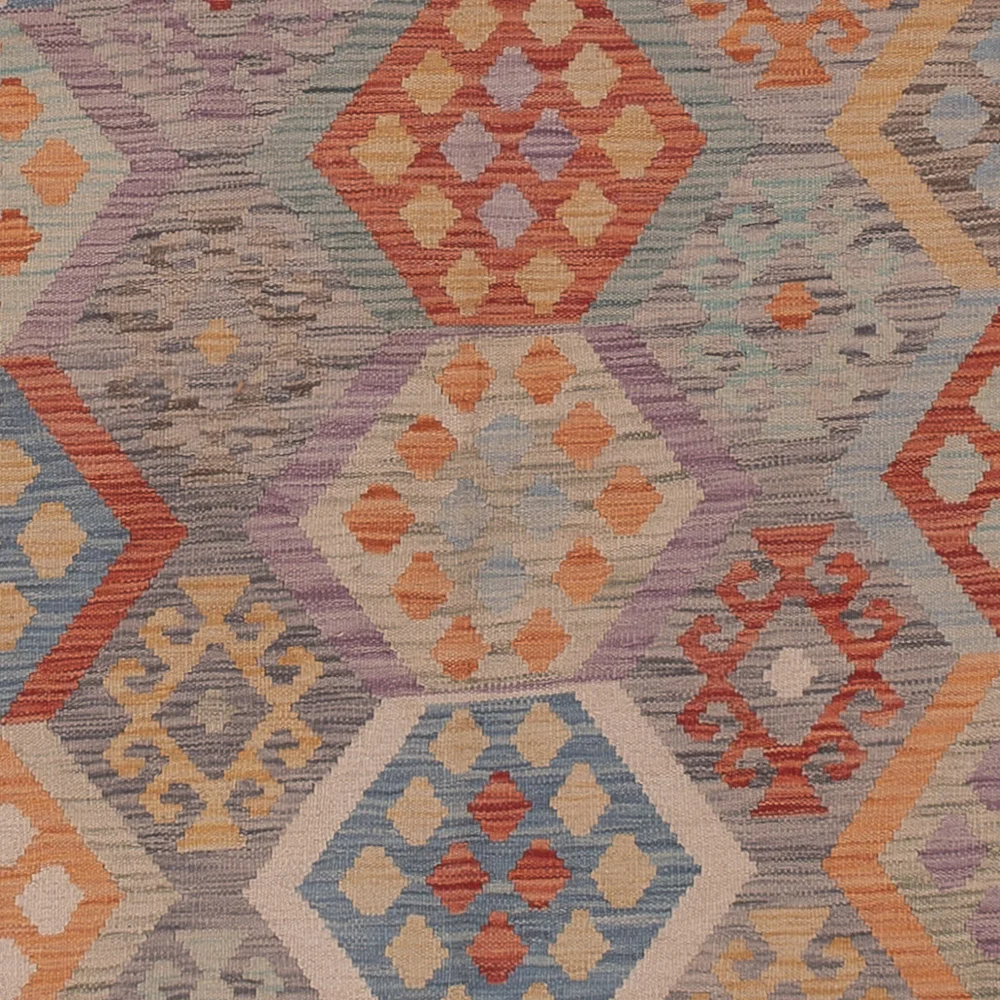 Kelimteppe - Splash - 350 x 256 cm - flerfarget
