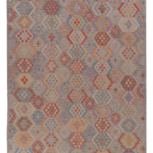 Kelimteppe - Splash - 350 x 256 cm - flerfarget