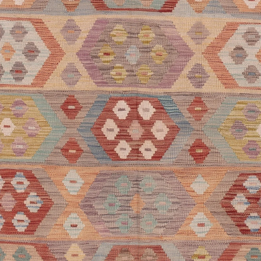 Kelimteppe - Splash - 352 x 254 cm - flerfarget