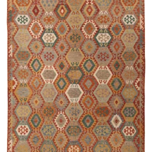 Kelimteppe - Splash - 352 x 256 cm - farget