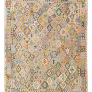 Kelimteppe - Splash - 375 x 303 cm - farget