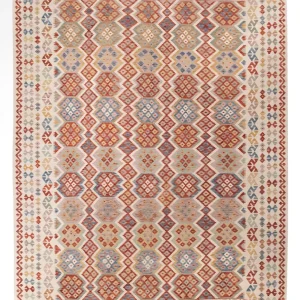 Kelimteppe - Splash - 403 x 306 cm - farget