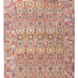 Kelimteppe - Splash - 403 x 314 cm - farget