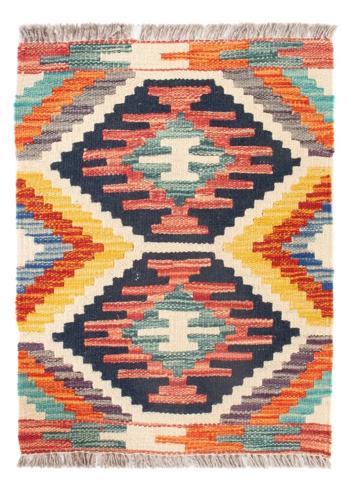 Kelimteppe - Splash - 60 x 40 cm - flerfarget