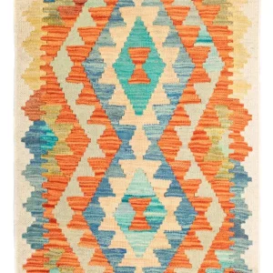 Kelimteppe - Splash - 89 x 63 cm - flerfarget