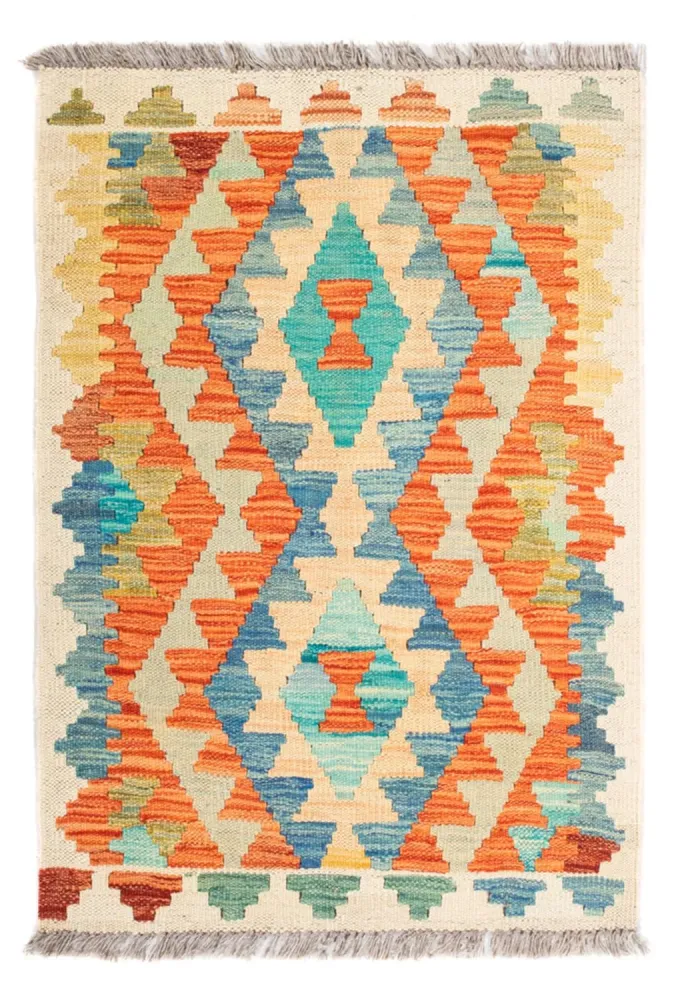 Kelimteppe - Splash - 89 x 63 cm - flerfarget