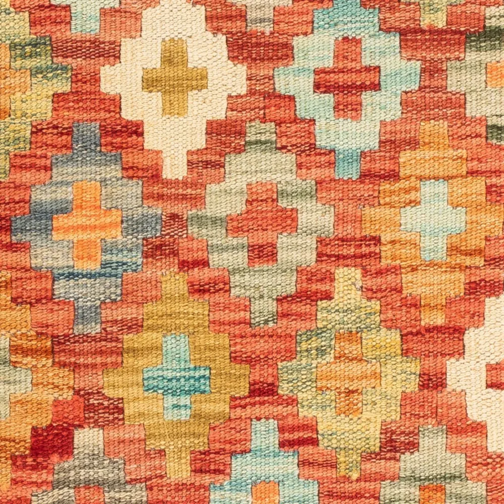 Kelimteppe - Splash square - 52 x 50 cm - flerfarget