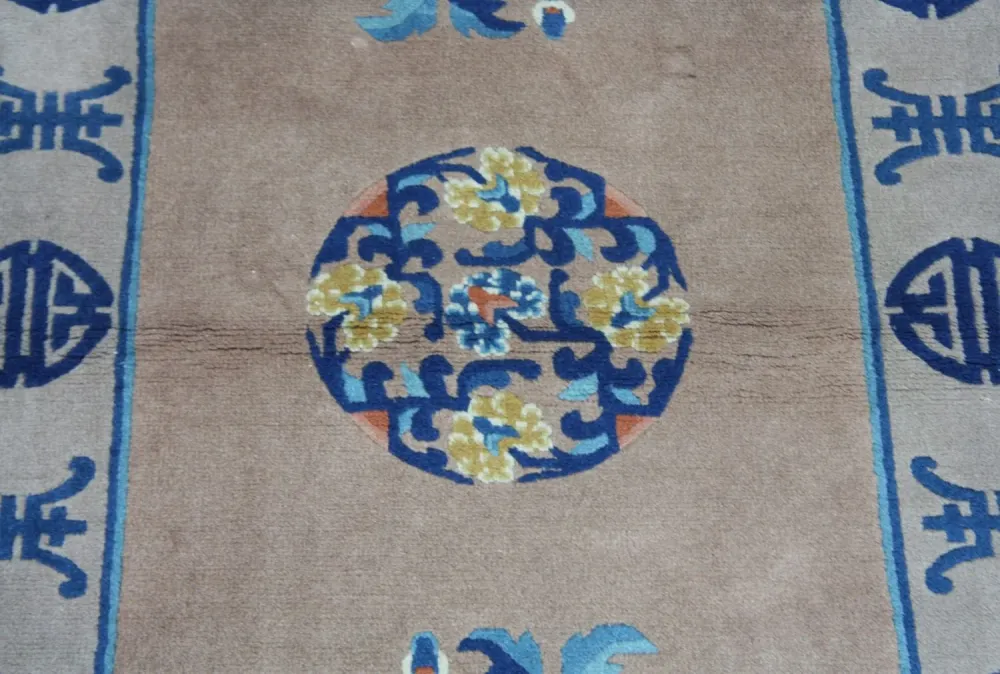 Kina-teppe - 152 x 91 cm - blå