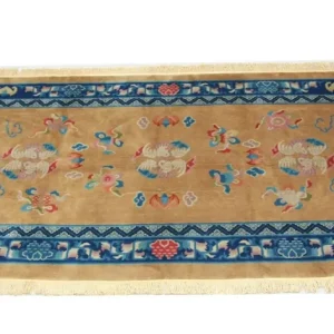 Kina-teppe - 244 x 152 cm - brun