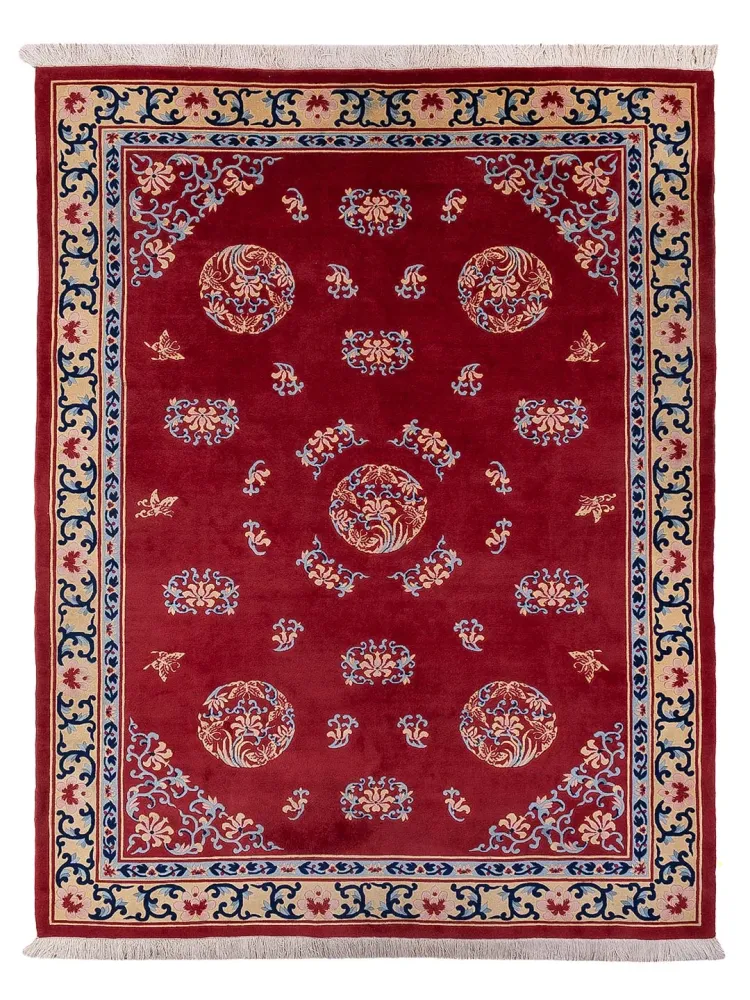 Kina-teppe - 347 x 250 cm - karamell