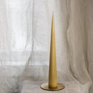 Kjeglelys 37 cm - Ginger - lakkert