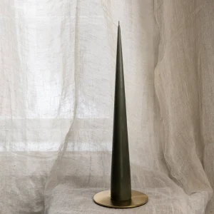 Kjeglelys 37 cm -Green Soil