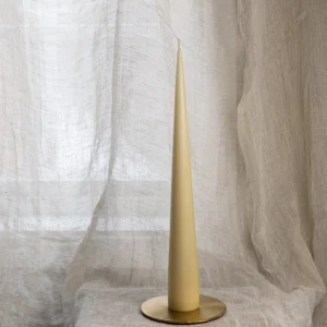 Kjeglelys 37 cm - Pale ginger