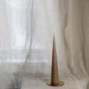 Kjeglelys 25 cm - Soft Clay