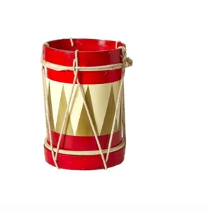 Kjempe Tromme m. Rutete D25x36cm