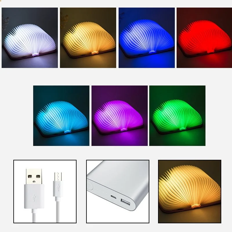 Kreativ Sammenleggbar Boklampe