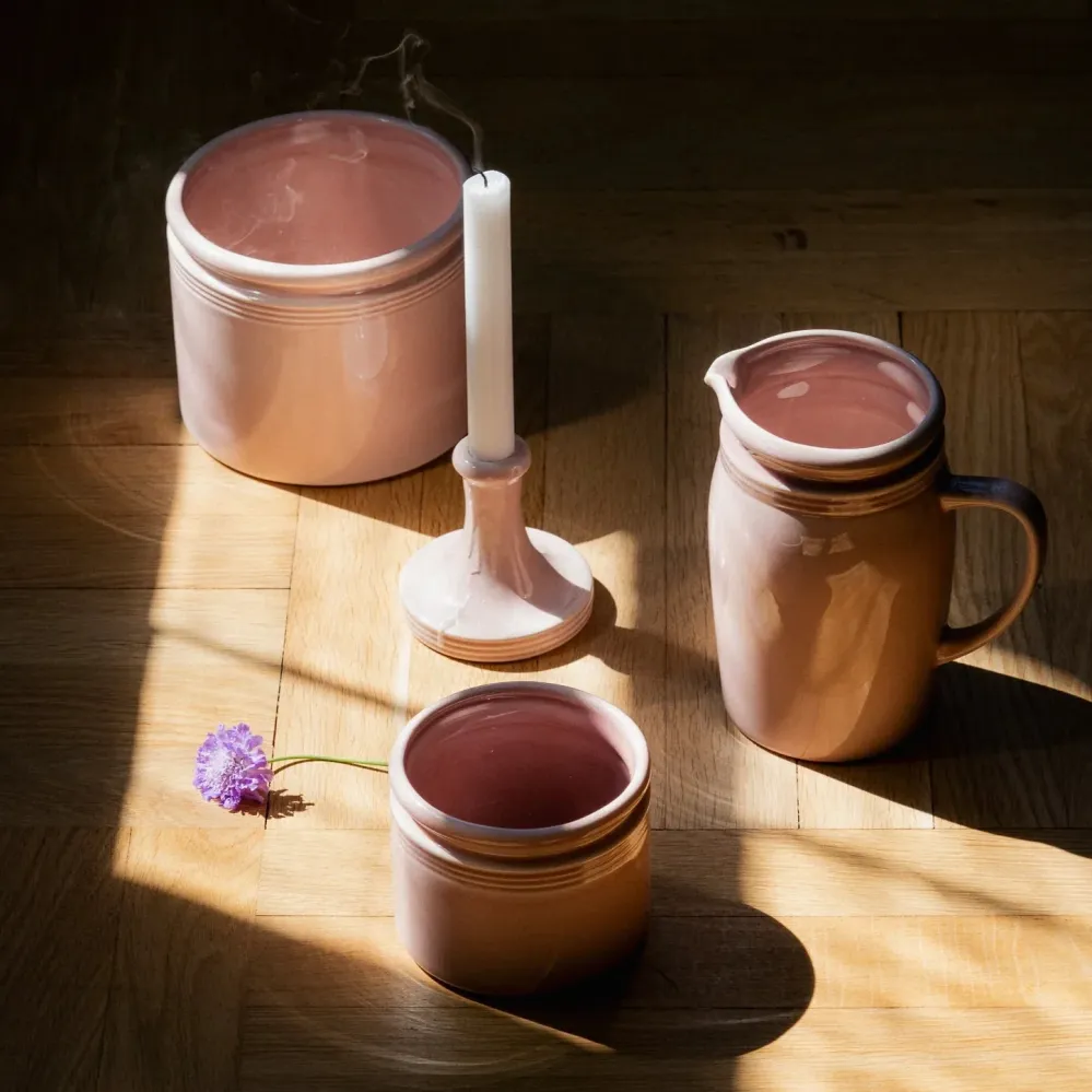 Krukke Soft Rose H10cm