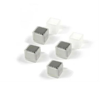 Kubemagneter m/deksel 10x10x10 mm (4-pakning)