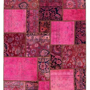 Lappeteppe - 197 x 138 cm - flerfarget
