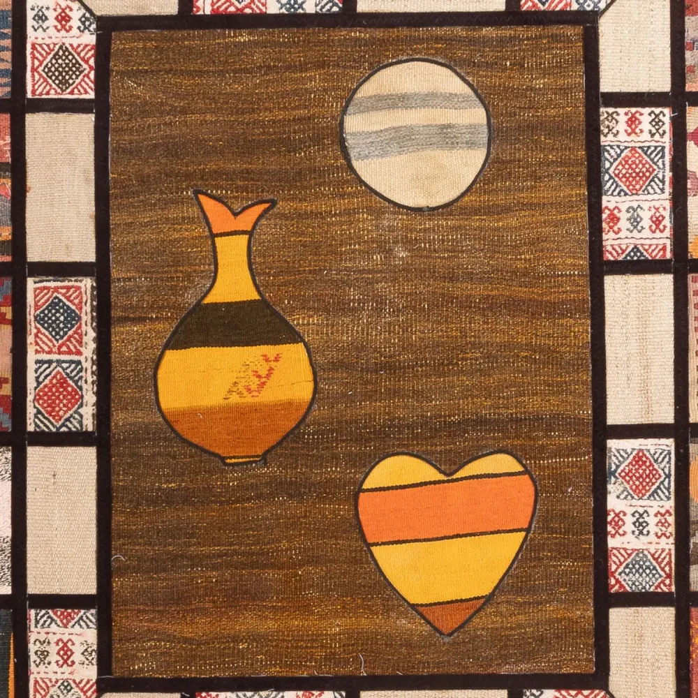Lappeteppe - 200 x 135 cm - flerfarget