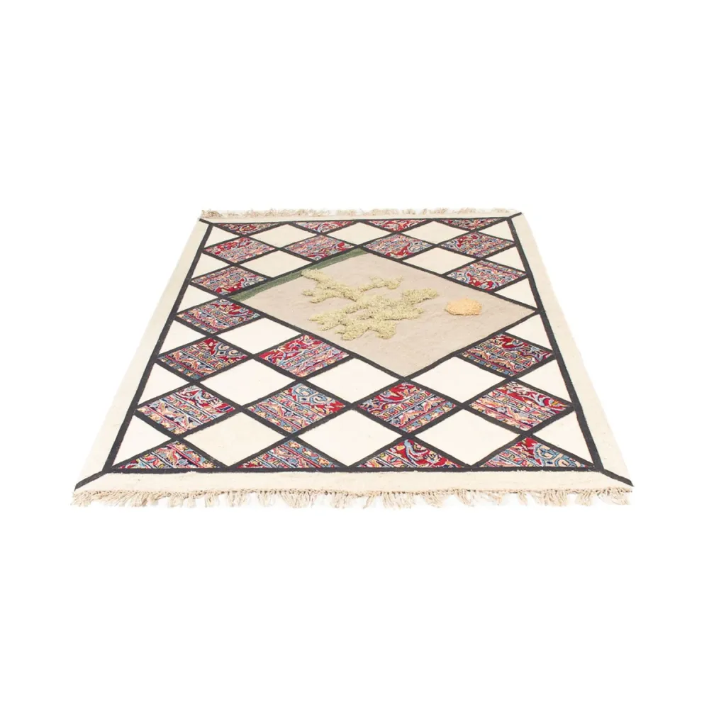 Lappeteppe - 200 x 135 cm - flerfarget