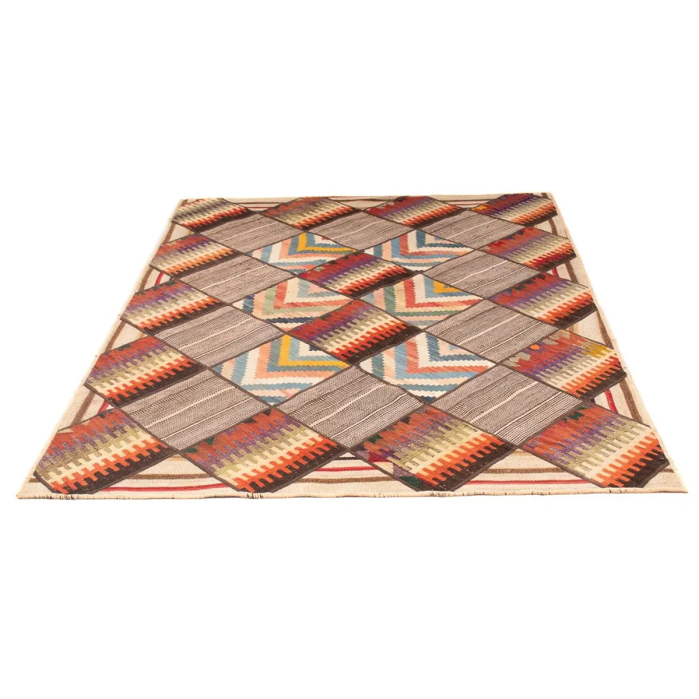 Lappeteppe - 200 x 150 cm - flerfarget