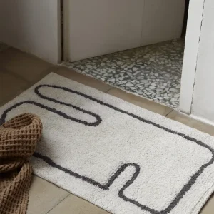 Lay Badematte Off White/Coffee 50x70