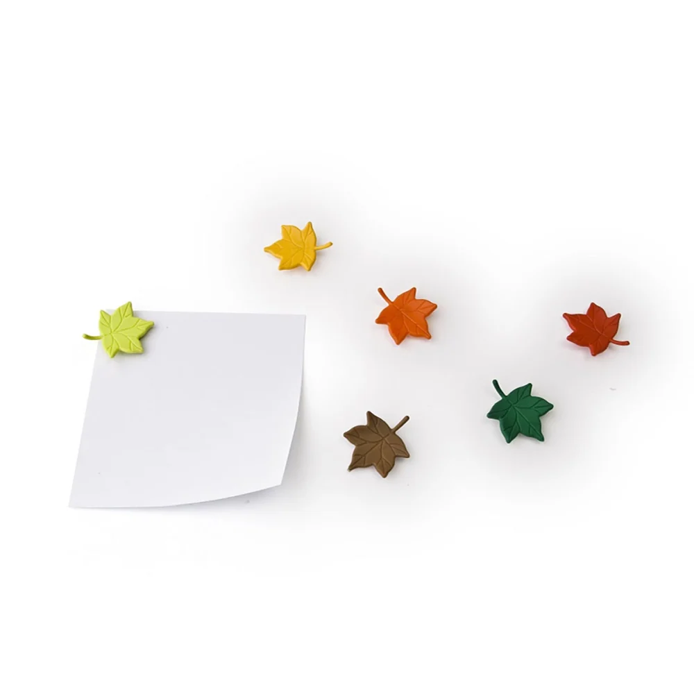 Leaf Message blader, 6-pakning - kjøleskapsmagneter