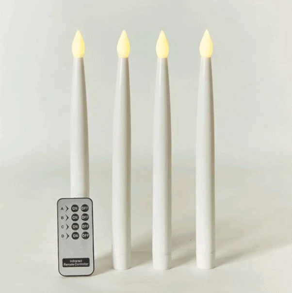 LED Adventsstake lys med fjernkontroll