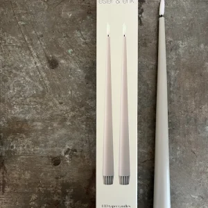 LED lys 2 pk - Linen Grey -40cm