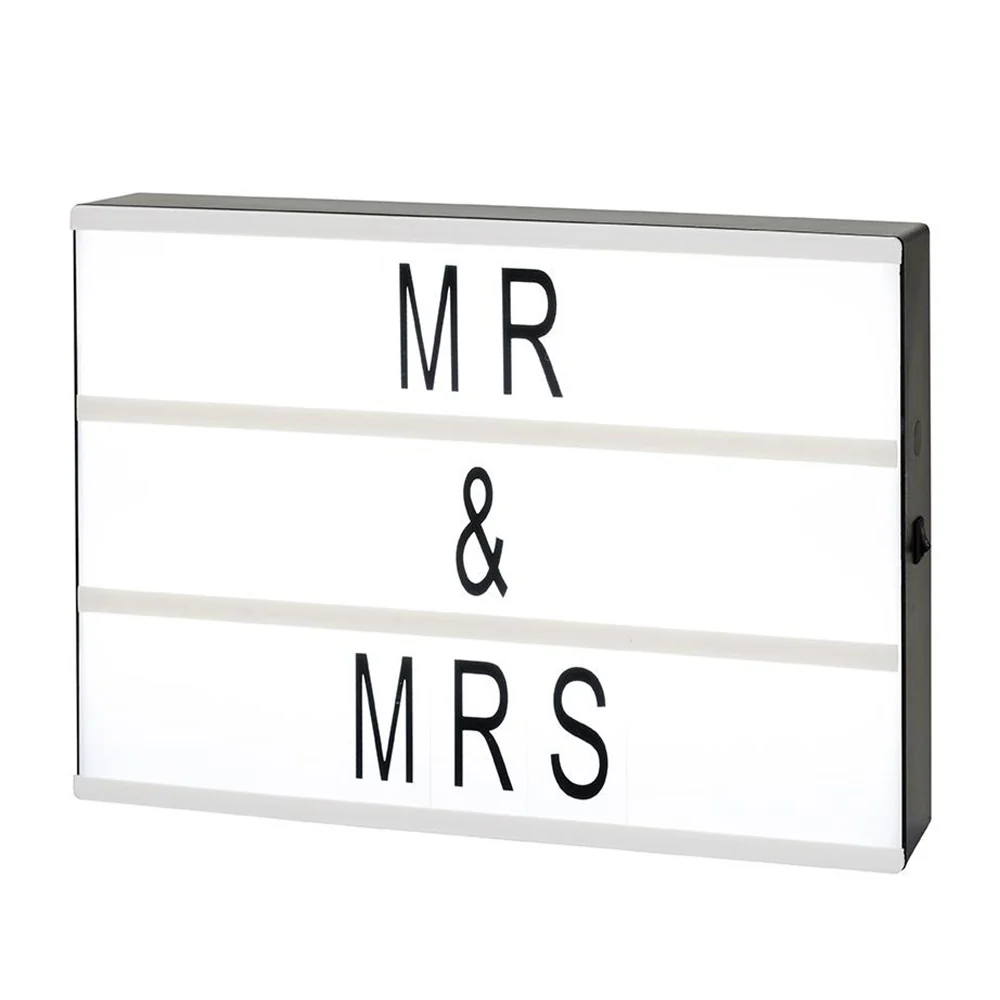 Lightbox LED m. 73 tegn