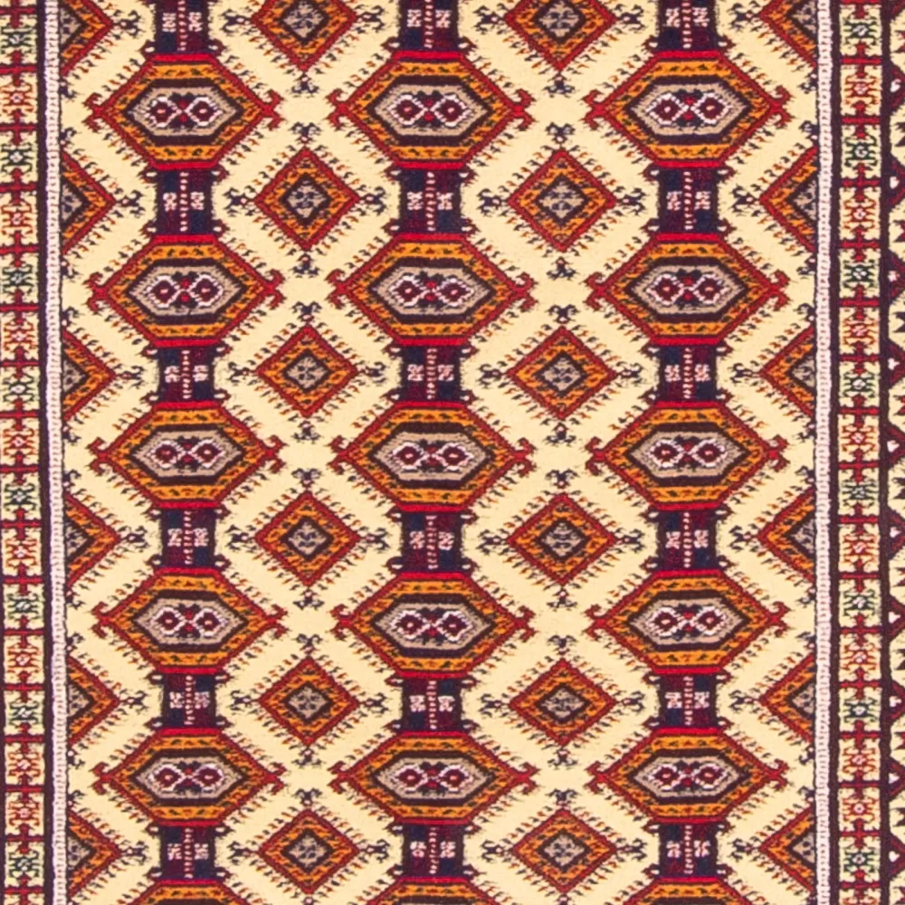 Løper Afghansk teppe - 390 x 90 cm - beige