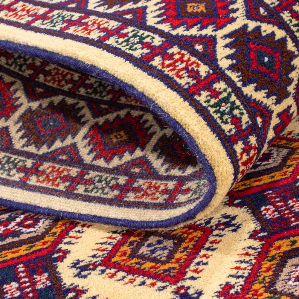 Løper Afghansk teppe - 390 x 90 cm - beige