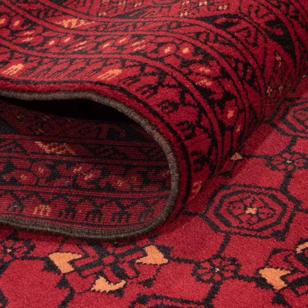 Løper Afghansk teppe - Bukhara - 273 x 86 cm - rød