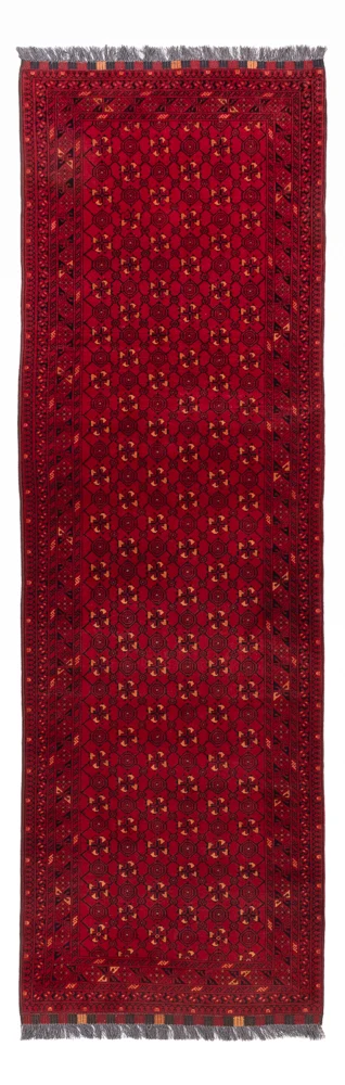 Løper Afghansk teppe - Bukhara - 273 x 86 cm - rød