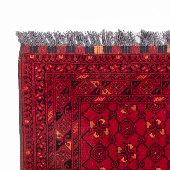 Løper Afghansk teppe - Bukhara - 273 x 86 cm - rød
