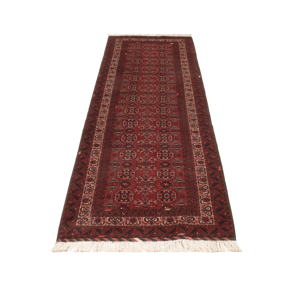 Løper Afghansk teppe - Bukhara - 285 x 82 cm - rød