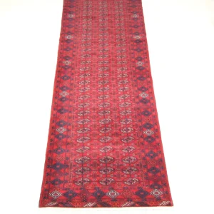 Løper Afghansk teppe - Bukhara - 290 x 81 cm - rød