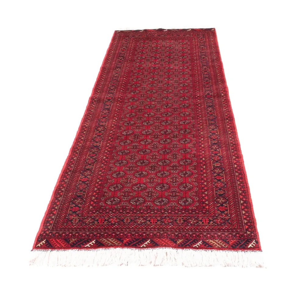 Løper Afghansk teppe - Bukhara - 290 x 80 cm - rød