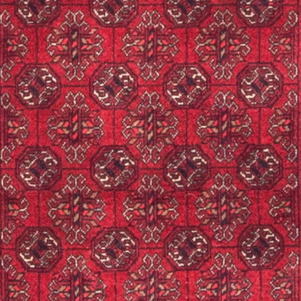 Løper Afghansk teppe - Bukhara - 290 x 80 cm - rød
