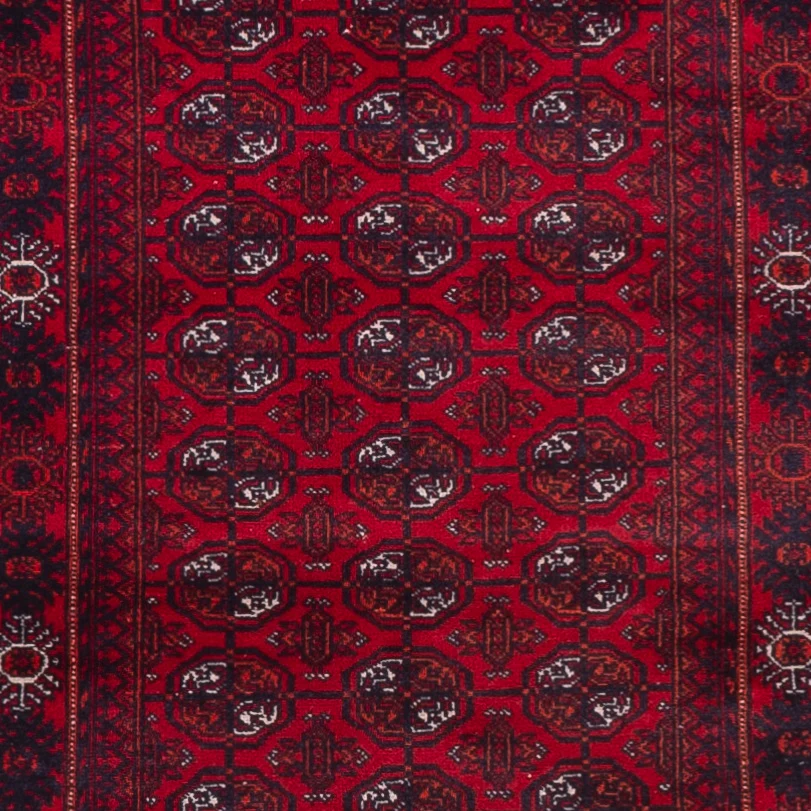 Løper Afghansk teppe - Bukhara - 294 x 84 cm - rød