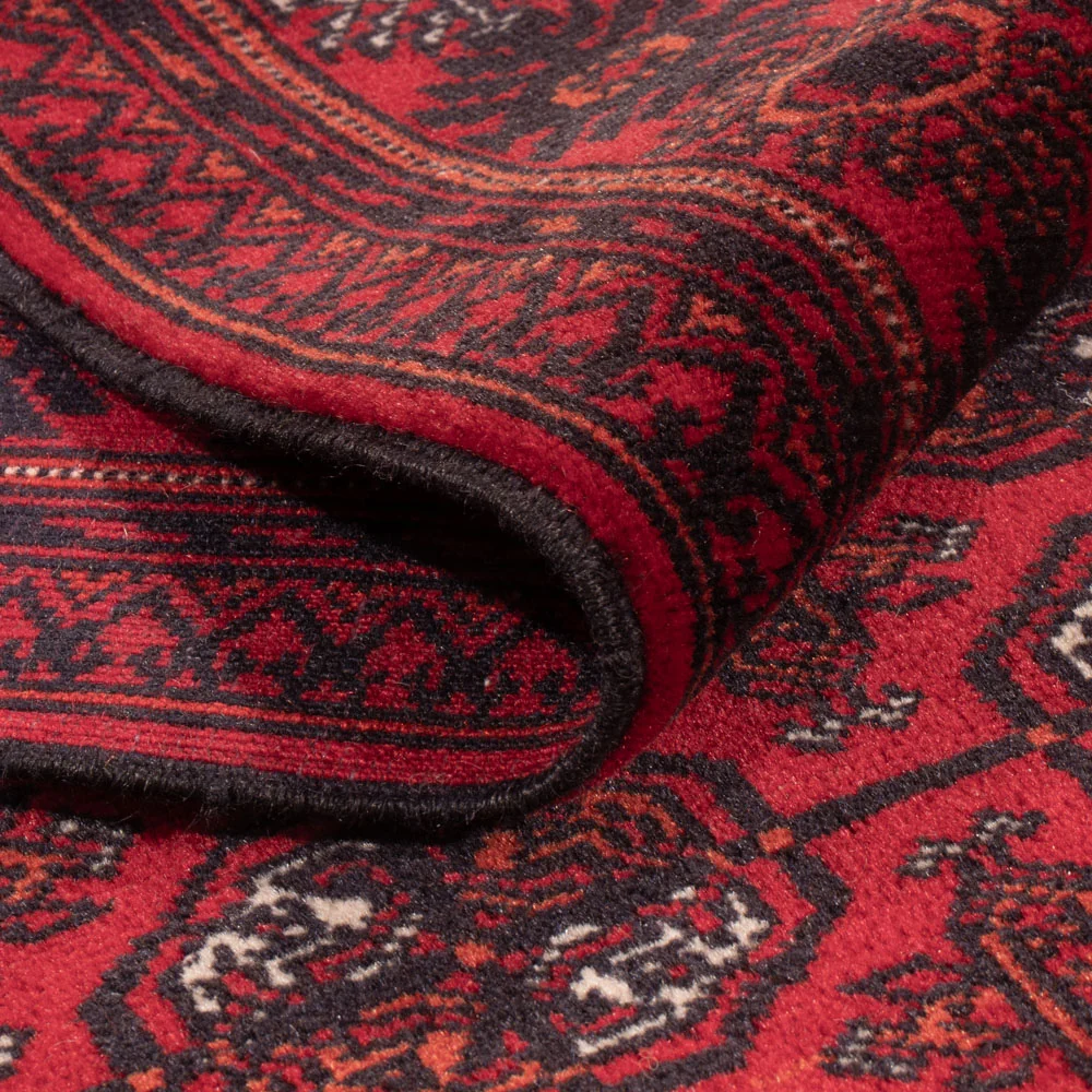 Løper Afghansk teppe - Bukhara - 294 x 84 cm - rød