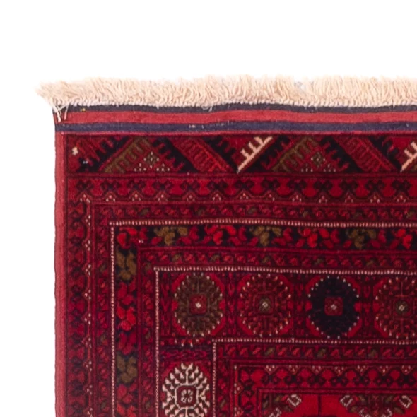 Løper Afghansk teppe - Bukhara - 296 x 78 cm - rød