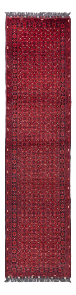 Løper Afghansk teppe - Bukhara - 332 x 76 cm - rød