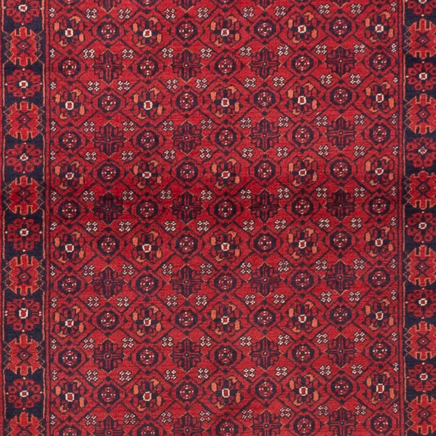 Løper Afghansk teppe - Bukhara - 332 x 76 cm - rød