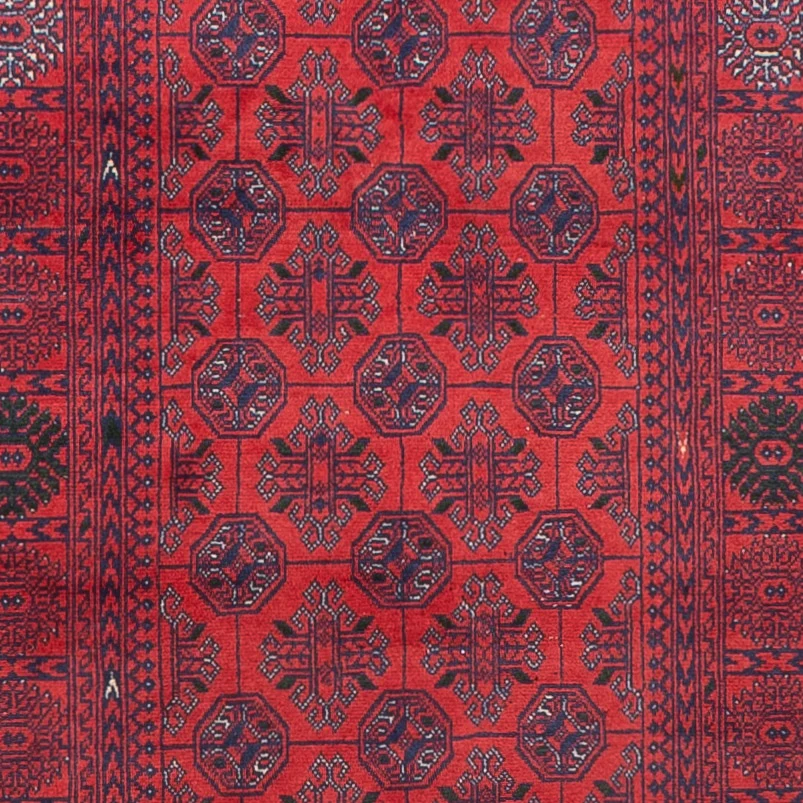 Løper Afghansk teppe - Bukhara - 479 x 89 cm - rød