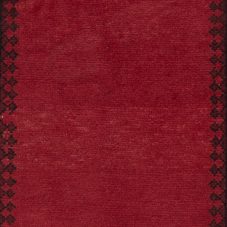Løper Afghansk teppe - Filpa - 293 x 80 cm - rød